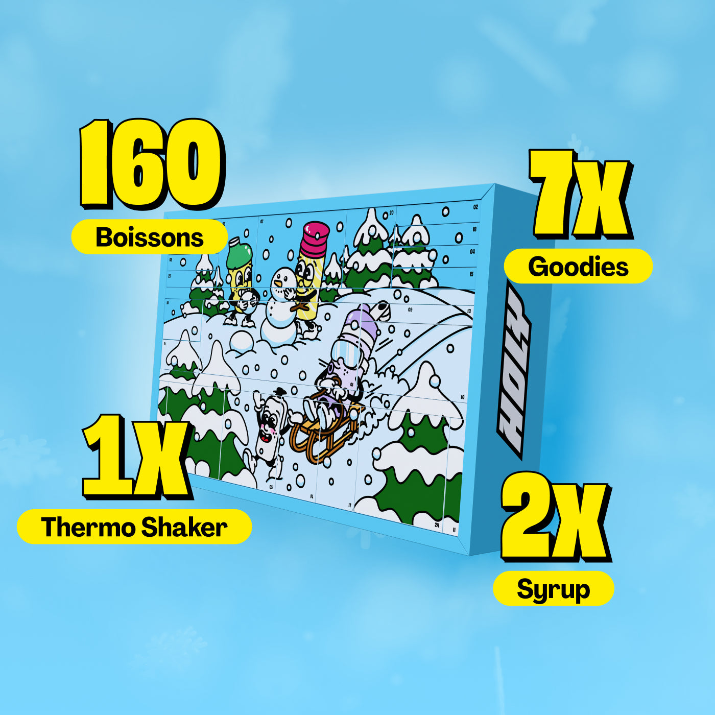 Le Calendrier SQUADvent + les 2 Calendriers Découvertes